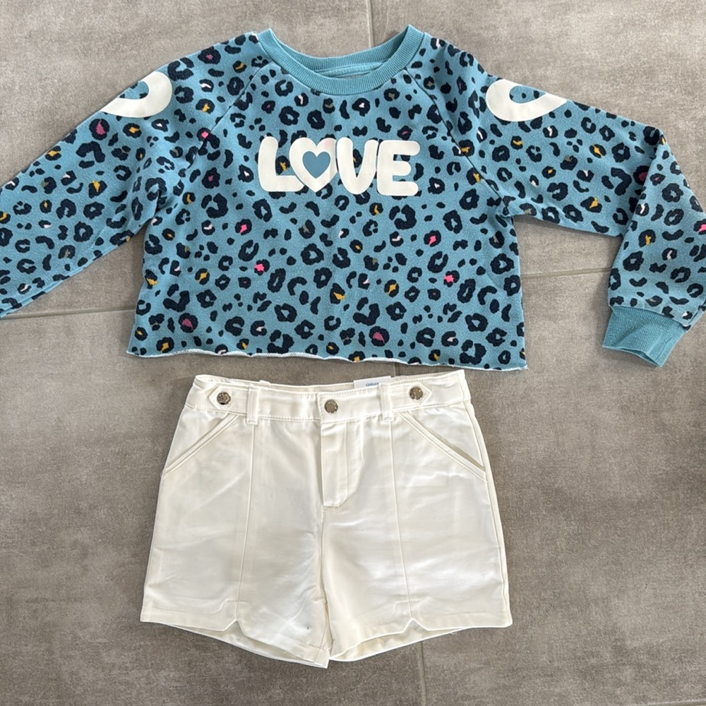 8 Piece Girl's Size 7-8 Mix & Match Tops, Shorts, Dress Bundle - Gently Worn - Picture 5 of 16